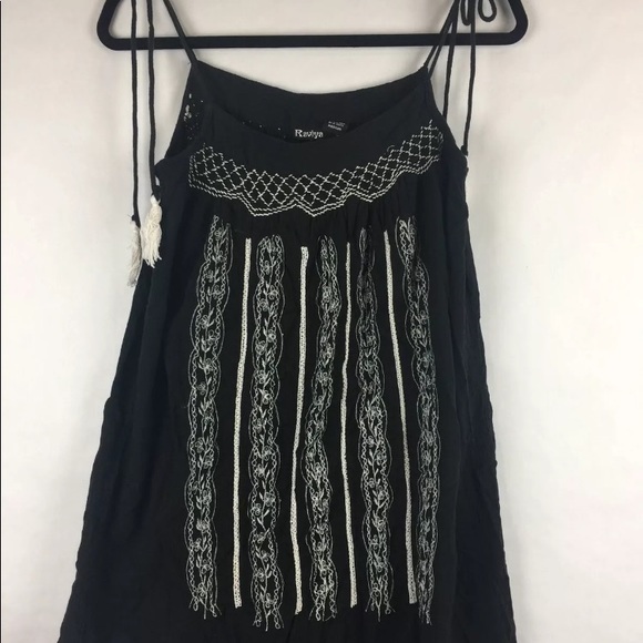 Raviya Tops - @ Raviya Embroidered Sleeveless Swim Coverup BA